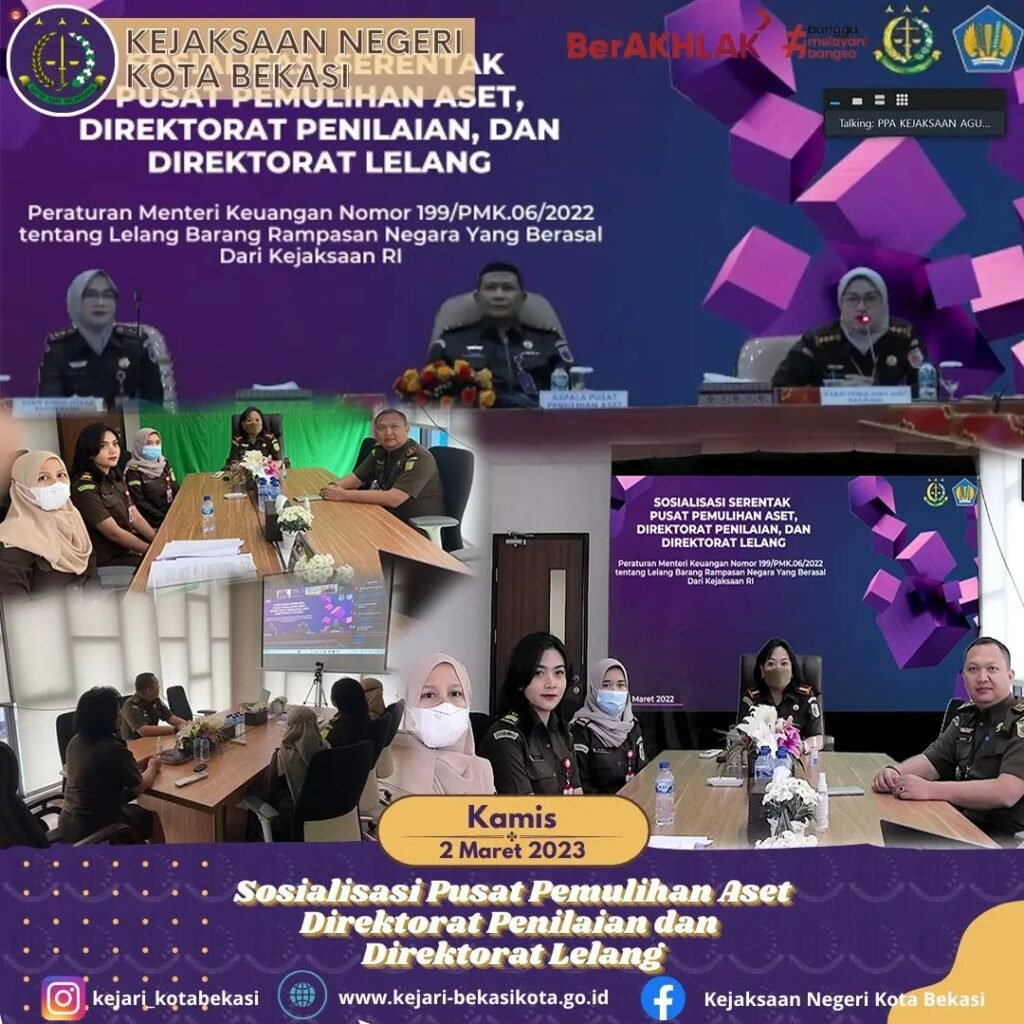 Sosialisasi Pusat Pemulihan Aset Direktorat Penilaian Dan Direktorat